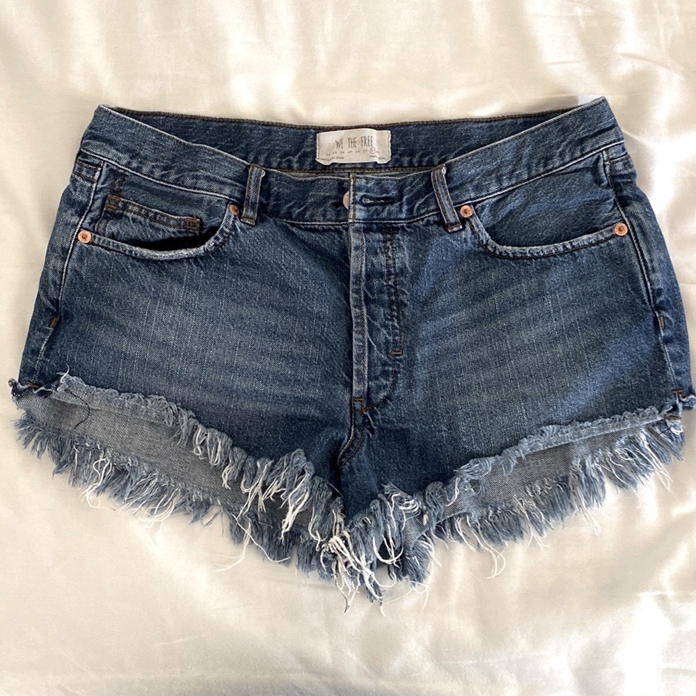 Free People Denim Cutoff Shorts